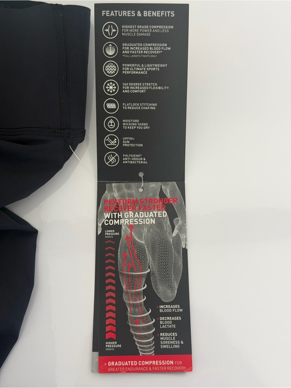 NWT Women’s Size Large 
2XU PB Active Compression Tights Black/White $108 MSRP - Picture 8 of 10